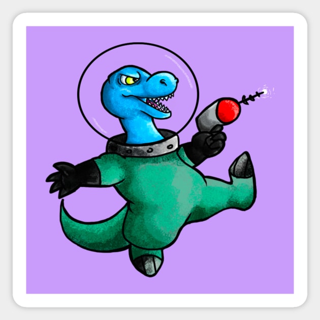 Space dino Sticker by ThePieLord